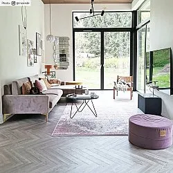 Koberec Wilton - Badem (ružový/multicolor)