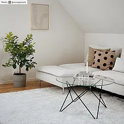 Koberce s chlpatým povrchom - Cosy (biela)