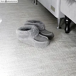 Kruhový koberec - Dhurry (prírodný)