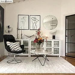 Kruhový koberec - Jodhpur Špeciálna Luxusná Edícia (offwhite)