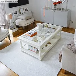 Viskózový koberec - Jodhpur Špeciálna Luxusná Edícia (offwhite)