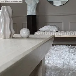 Koberce s dlhým vlasom - Janjira (biela)