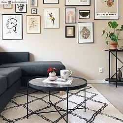 Husté koberce - Morocco (čierna/biela)