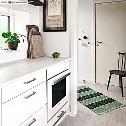 Koberec z kusov - Visby (zelený)