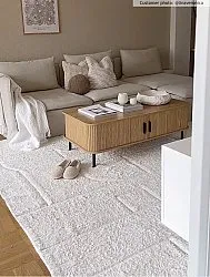 Koberce s dlhým vlasom - Cremona Natural Cotton Shaggy (offwhite)