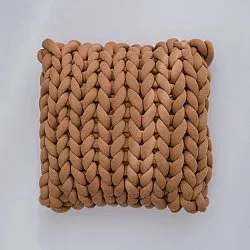 Vankúše - Braid (hnedá)