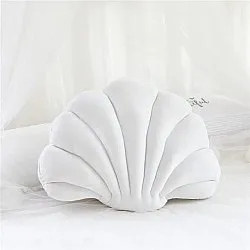 Vankúše - Seashell (biela)