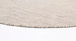 Kruhový koberec - Dhurry (béžový)