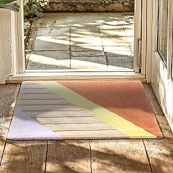 Vstupný koberec - Ferdo (červený/multi)