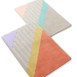 Vstupný koberec - Ferdo (červený/multi)