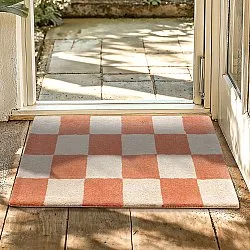 Vstupná rohož - Lovre (červená/béžová)