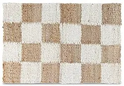 Vstupný koberec - Eloise (prírodný/biely)