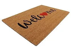 Vstupná rohož - Heart (prírodná)