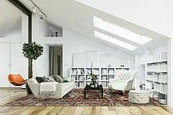 Koberec Wilton - Idri (červená/multikolorová)