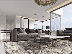 Koberec Wilton - Bouhjar (šedý/multicolor)