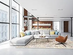 Koberec Wilton - Douz (modrá/multicolor)