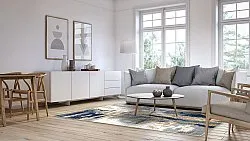 Koberec Wilton - Noa (modrá/multi)