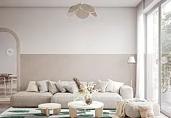 Koberec Wilton - Leni (biela/zelená)