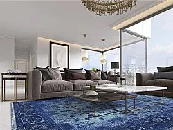 Koberec Wilton - Gombalia (modrá)