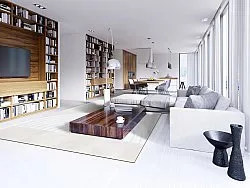 Koberec Wilton - Dole (béžová/bílá)