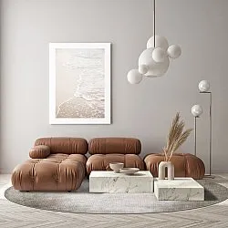 Kruhový koberec - Riano (šedá)