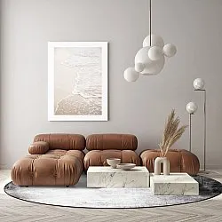 Kruhový koberec - Rosia (šedá)