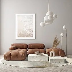 Kruhový koberec - Aurelia (béžový)