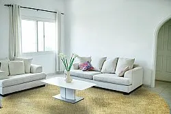 Kruhový koberec - Chodos (zlatý)