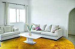 Kruhový koberec - Benali (zlatý)