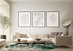 Koberec okrúhly - Tamalous (béžový/zelený)