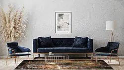 Wilton koberec - Trepito (hnedý/modrý/multicolor)