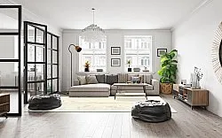 Koberec Wilton - Osuna (šedá/beige)