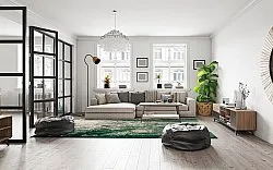 Koberec Wilton - Tamalous (béžový/zelený)