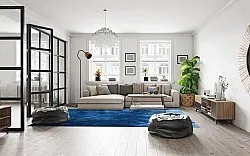 Koberec Wilton - Cargese (modrý)