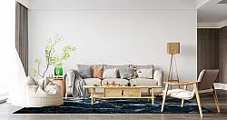 Koberec Wilton - Narbolia (modrá/multikolórová)