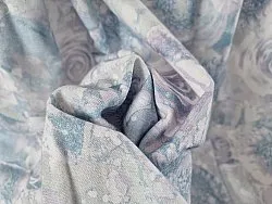 Bavlnený obrus Soft (modrý)