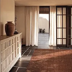 Recycled PET s viskózovým vzhľadom (hnedý)