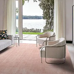 Recyklovaný PET s viskózovým vzhľadom (ružový)