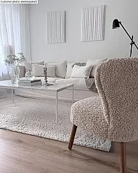 Koberce s chlupem - Plátno (béžové)