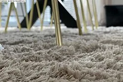 Koberce s chlupem - Plátno (béžové)