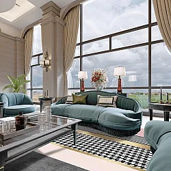 Koberec Wilton - Esme (ružový/multicolor)