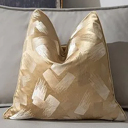 Puzdro na vankúš - European Luxury 45 x 45 cm (zlaté)
