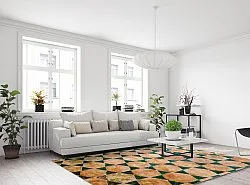 Koberec Wilton - Calvi (bežová/zelená)