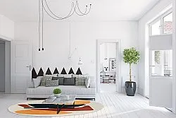 Kruhový koberec - Beira (viacfarebný)