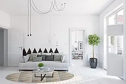 Kruhový koberec - Manso (multicolor)