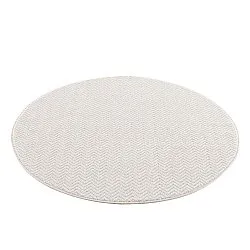 Kruhové koberce - Pandora (biela)