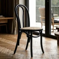 Stol - Bistro (rotting/svart) - 2 st