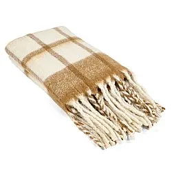 Deka z vlnenej zmesi - Rachel (žltá)