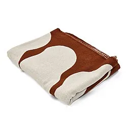Prikrývky - Katalia Jacquard Blanket (bordová)