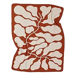 Prikrývky - Katalia Jacquard Blanket (bordová)